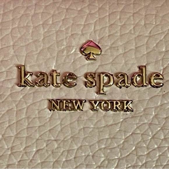 Kate Spade New York Leila Crossbody Bag Meringue Pebbled Leather KG464 - Picture 10 of 16